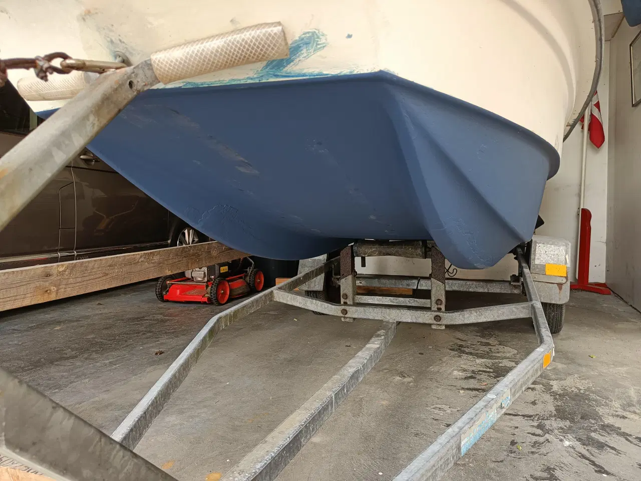Billede 2 - Jolle, 14 fods limbo m. trailer og 8 hk motor