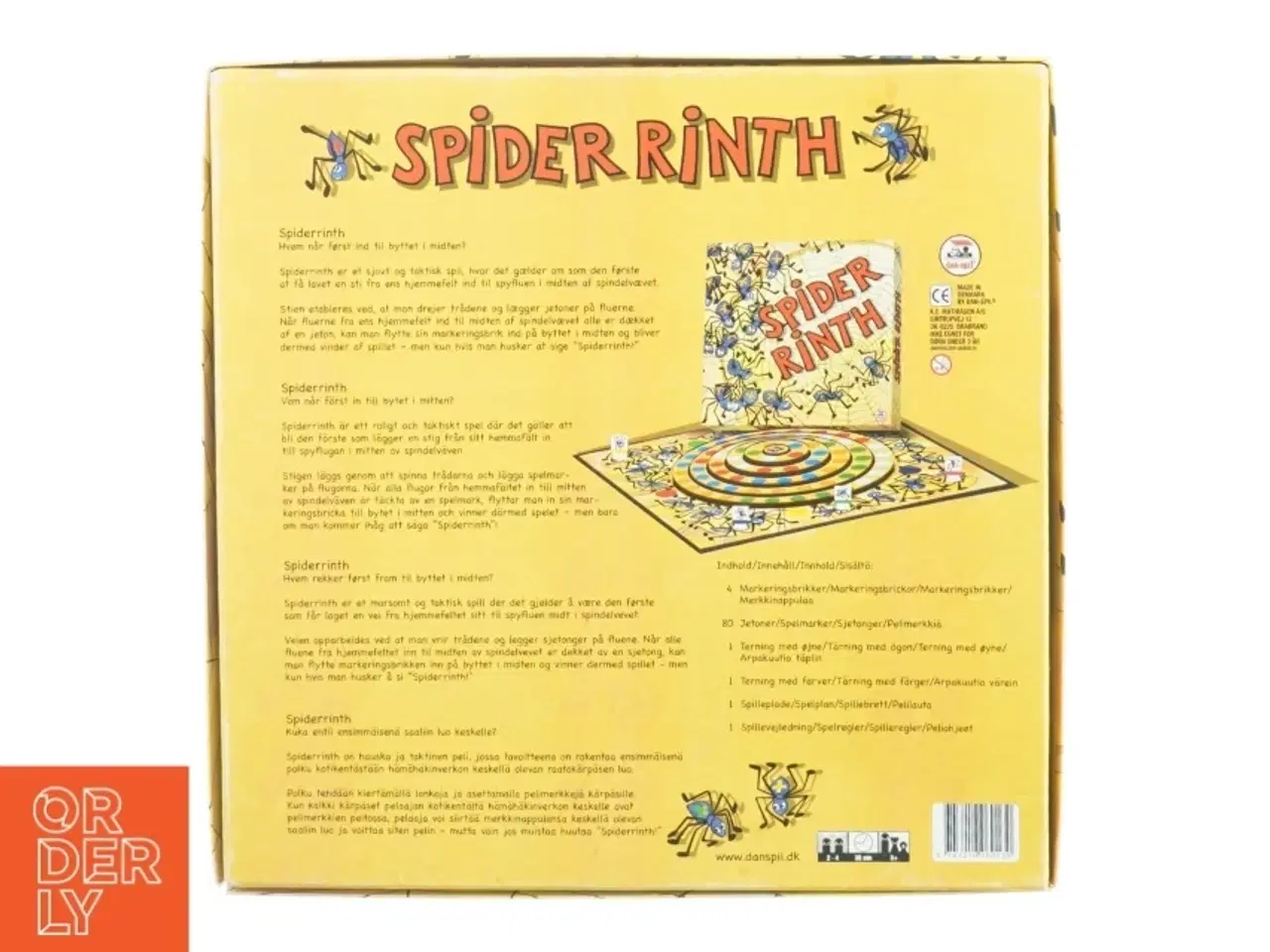Billede 4 - Spider rinth fra Dan Spil (str. 35 cm)