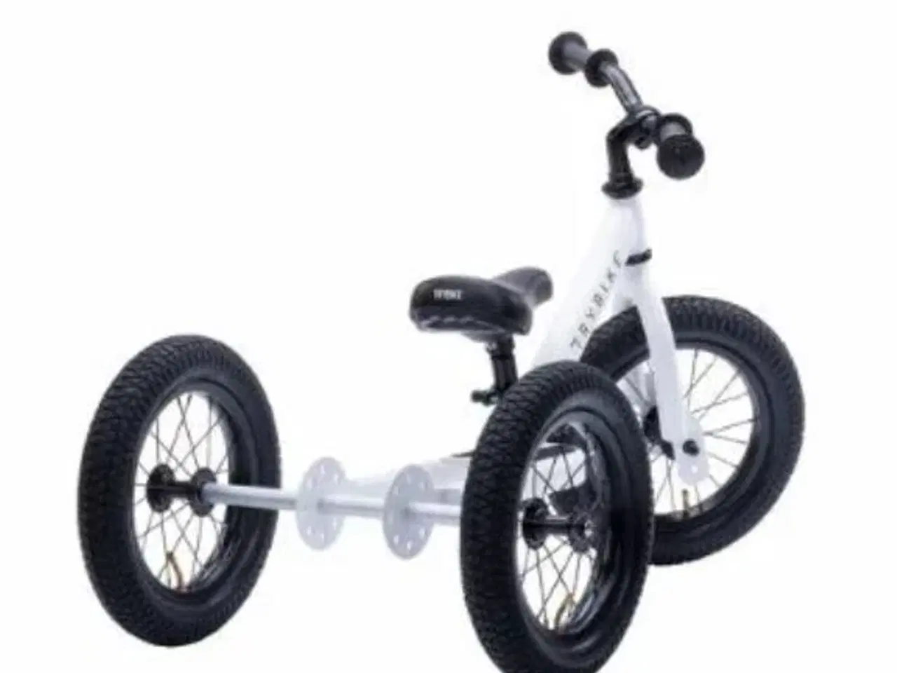 Billede 3 - Trybike løbecykel 3 hjulet Hvid/sort