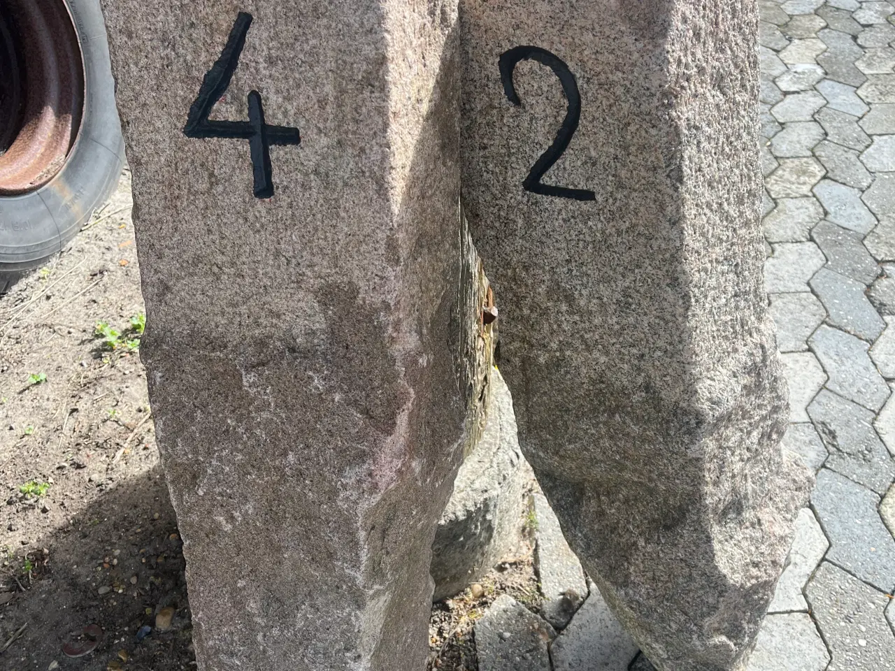 Billede 10 - Sten med Husnummer 2, 4 , 6 og 8