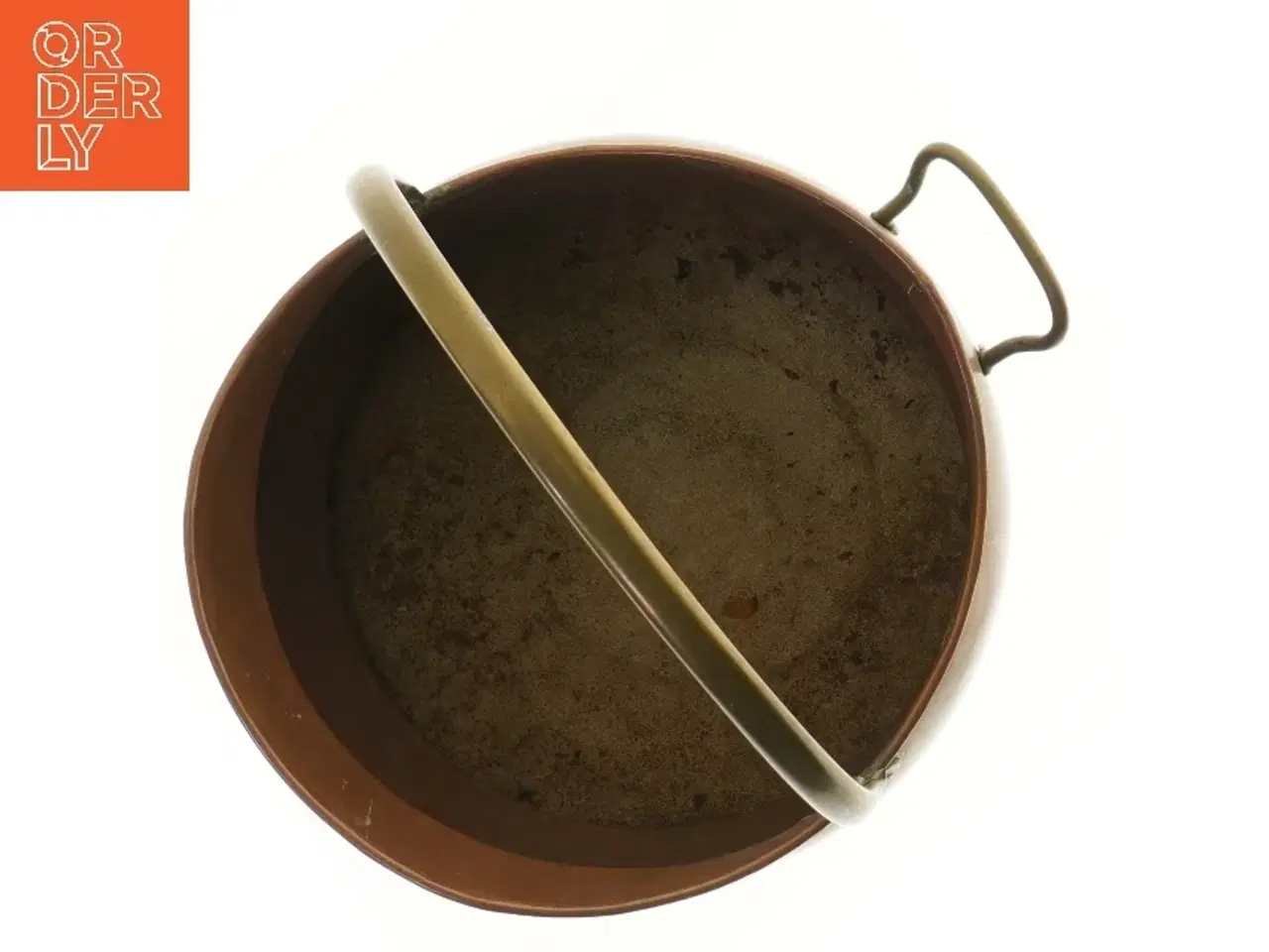 Billede 3 - Kobberspand med hank (str. Ø 28 cm)