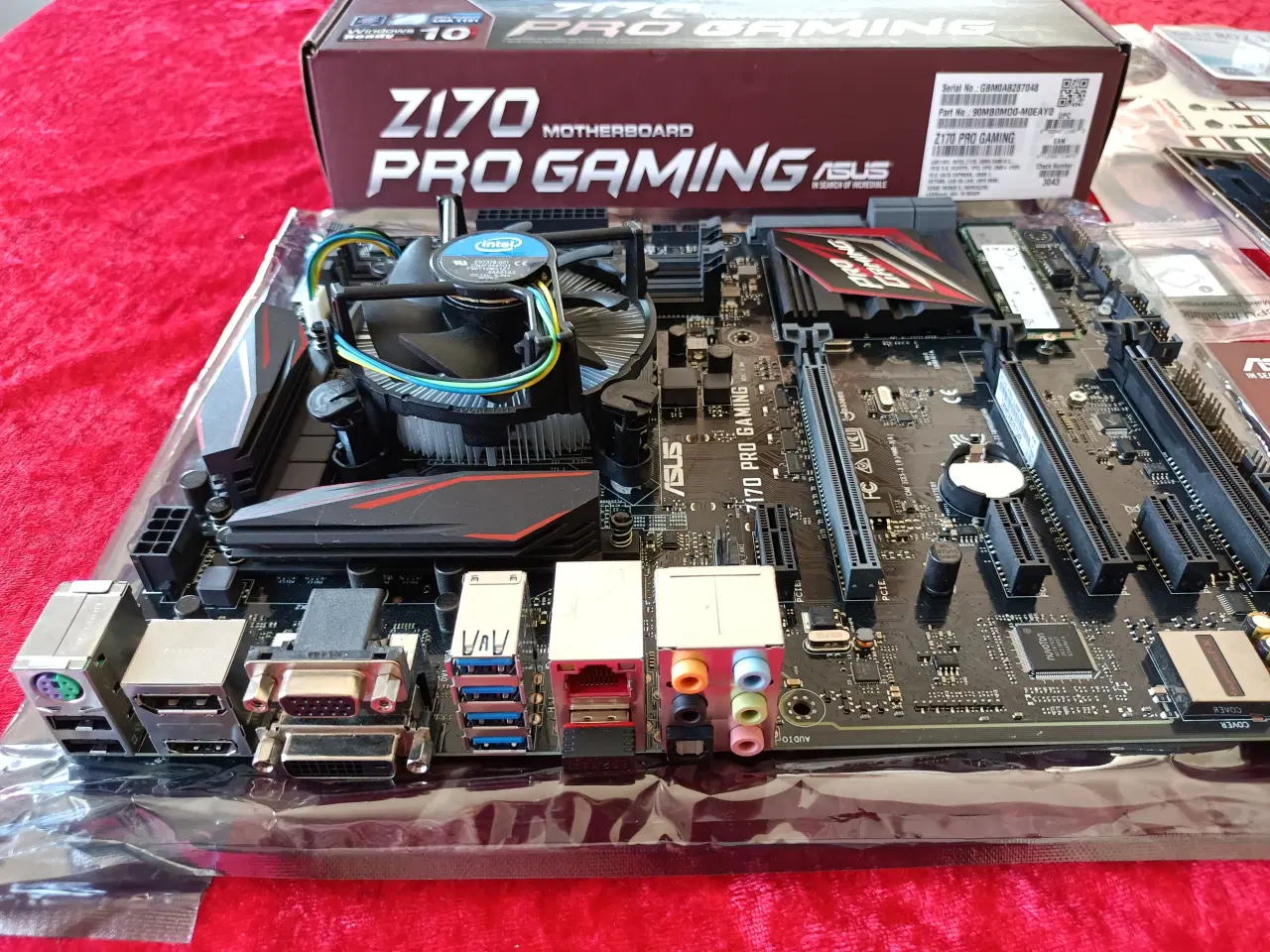 Billede 2 - Asus Z170 Mainboars med cpu - nvme 256gb