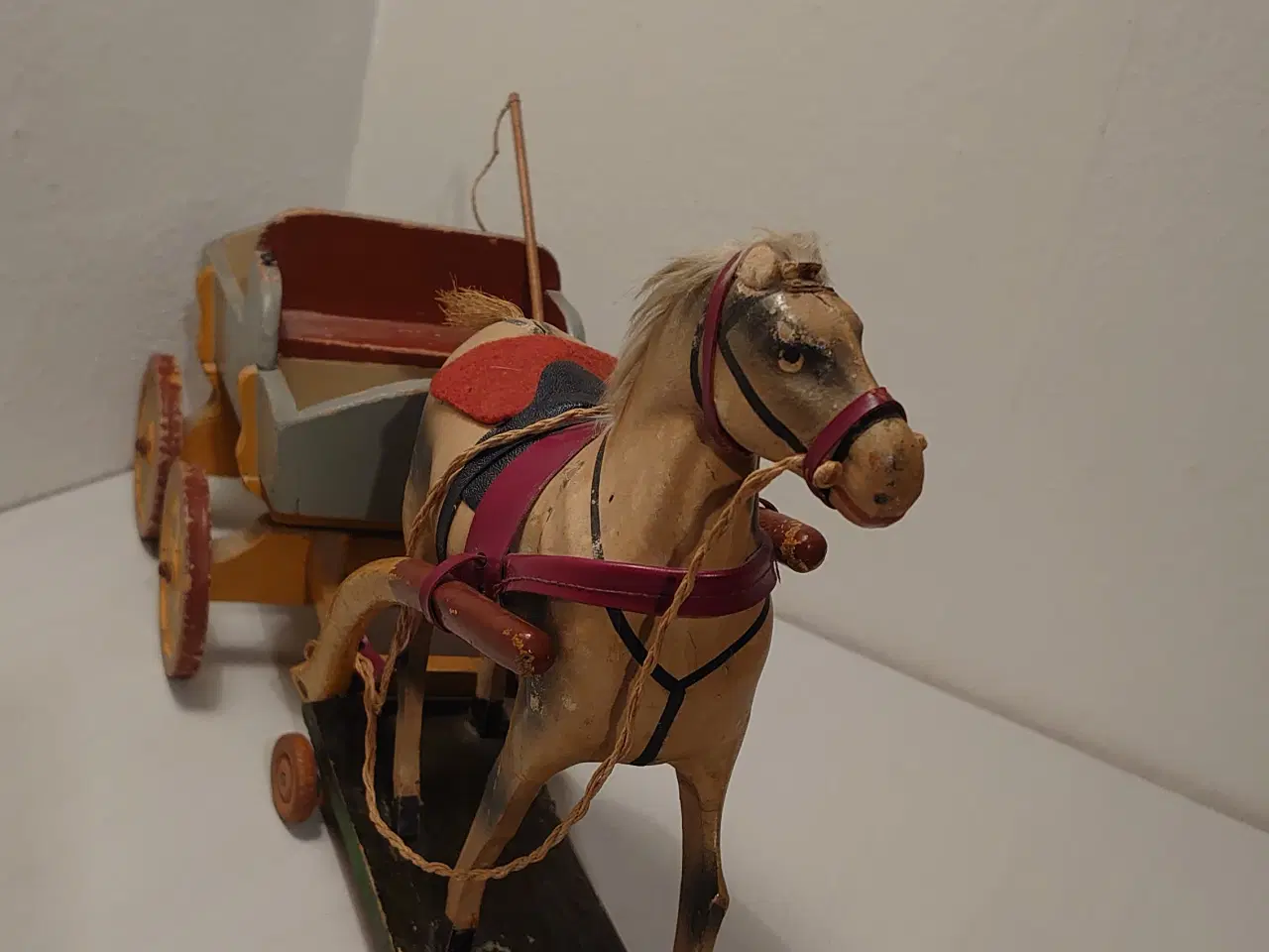 Billede 3 - Fængselslegetøj:Vogn og hest Vogn nr 48 i kat.1933