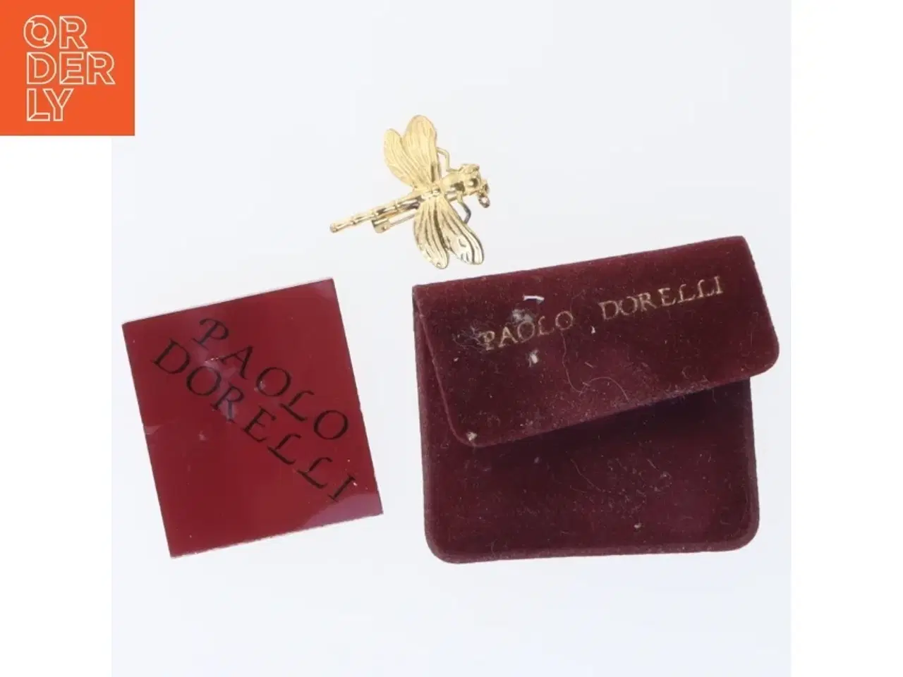 Billede 4 - Guldsmede broche fra Paolo Dorelli (str. 3x3 cm)