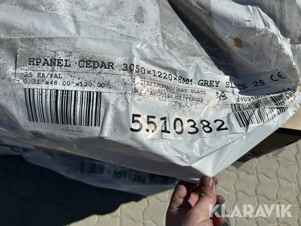 Billede 5 - Facadepaneler James Hardie HardiePanel Cedar Grey Slate 10 styk