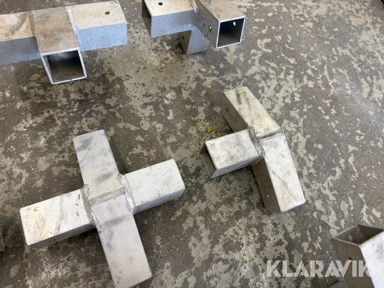 Billede 8 - Alu stativ til bygselv telt.