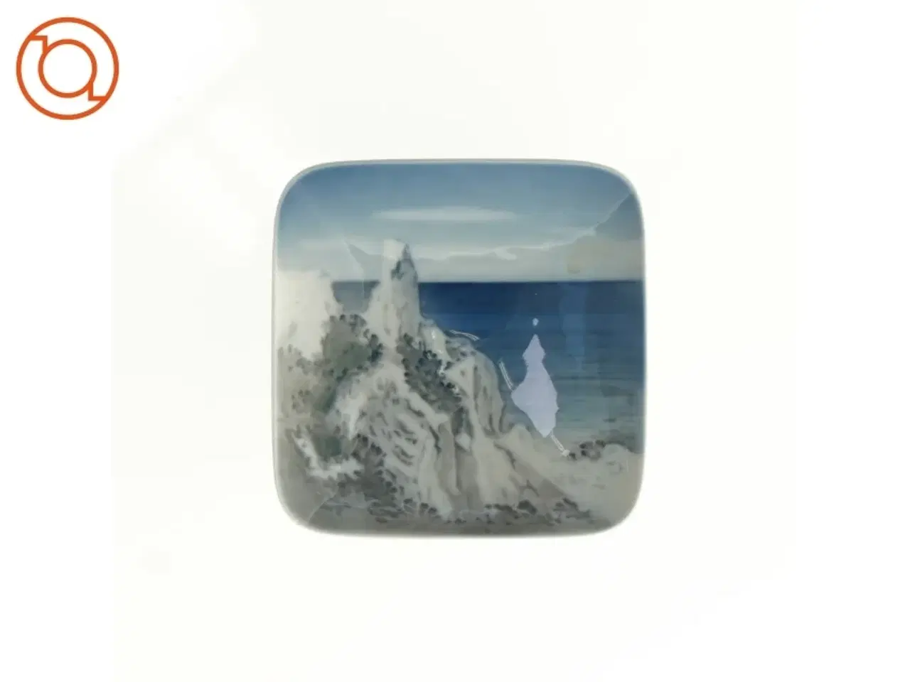 Billede 1 - Lille tallerken, 3424, Møens klint fra Royal Copenhagen (str. 10 x 10 cm)