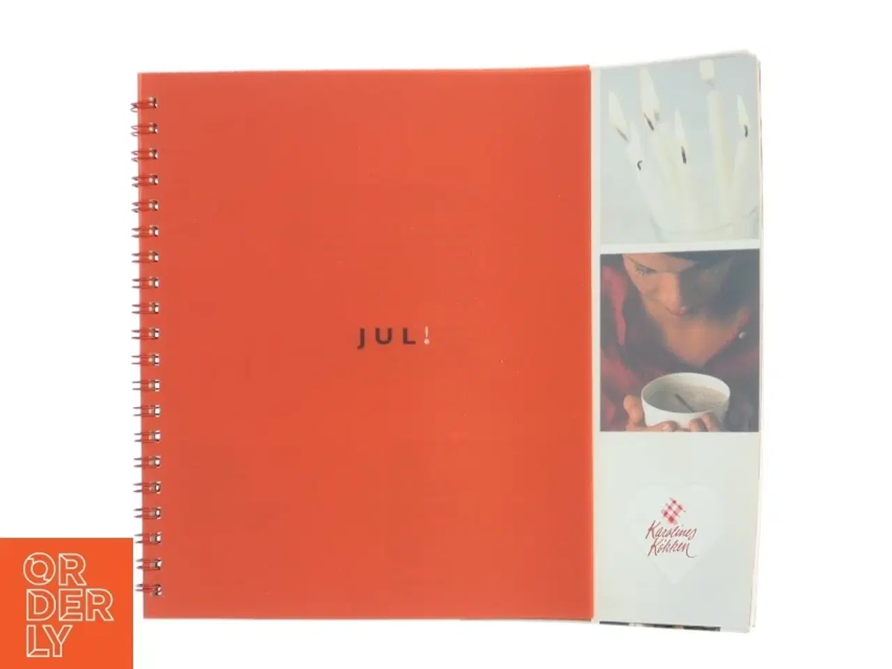 Billede 1 - Spiralbunden kalender med juletema