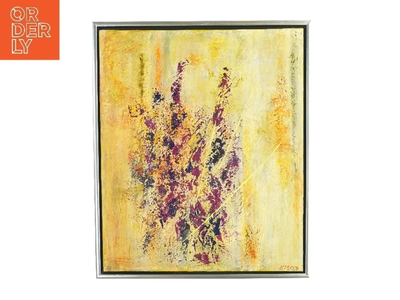 Billede 1 - Billedramme med maleri fra Ukendt (str. LB:63,5x53,5cm)