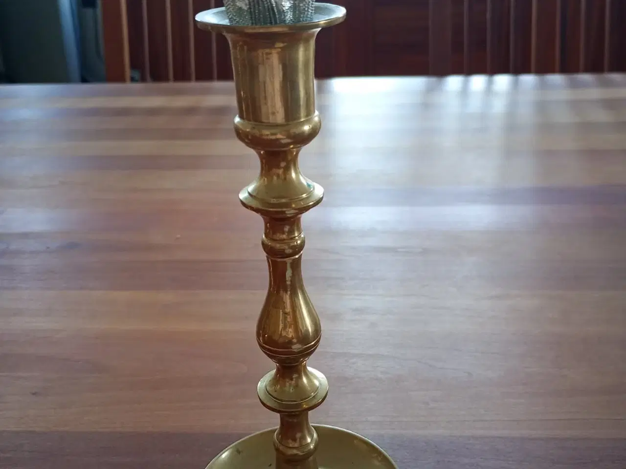 Billede 1 - Messing lysestage.
