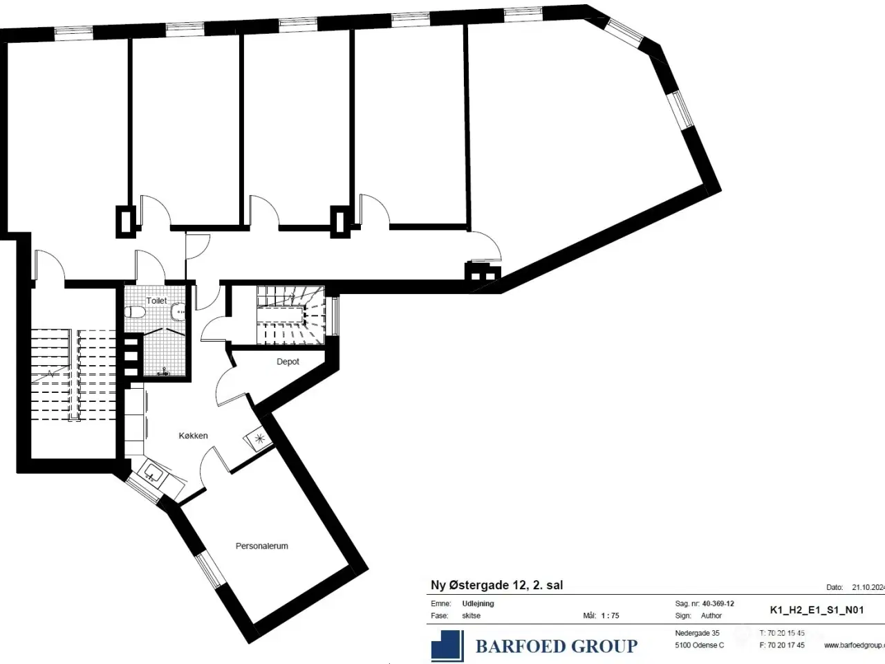 Billede 15 - 150 m2 kontor eller klinik i det attraktive Ny Østergade-område