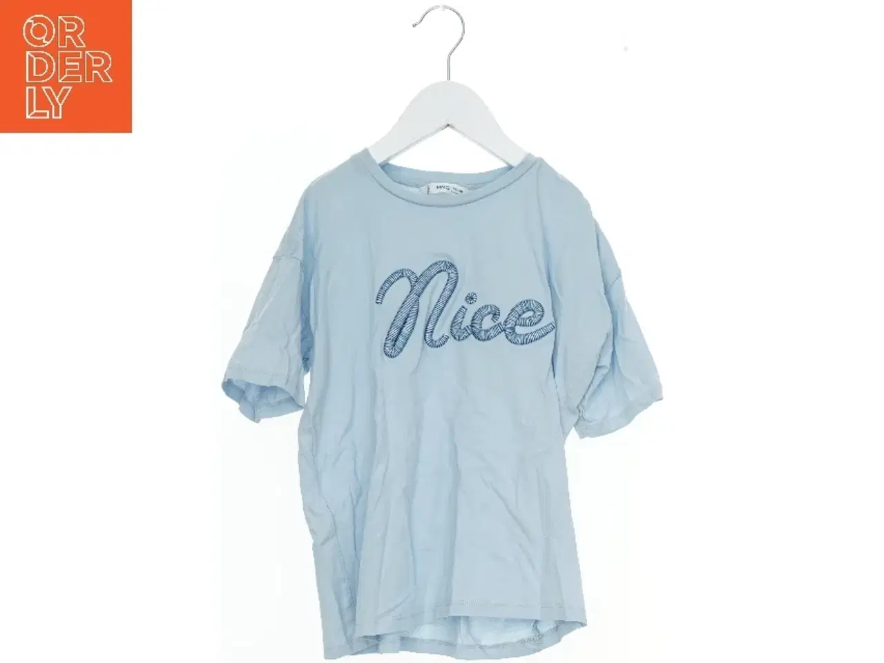 Billede 1 - T-shirt med teksten Nice fra Mango (str. 140)