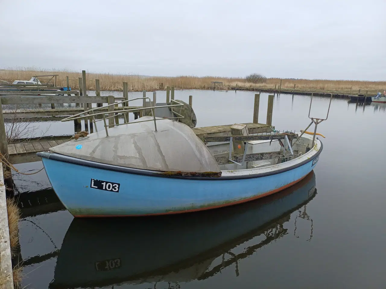 Billede 1 - Damjolle med nyere motor og selvhaler