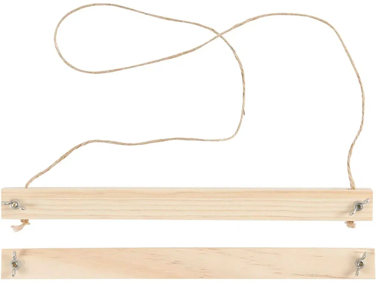 Billede 1 - Elegant plakatlister i lyst træ - 1 sæt