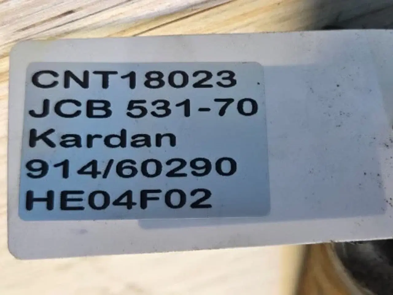 Billede 12 - JCB 531-70 Kardan 914/60290