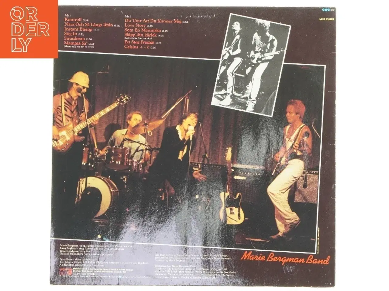 Billede 2 - Marie Bergman Band - Instant Energi LP