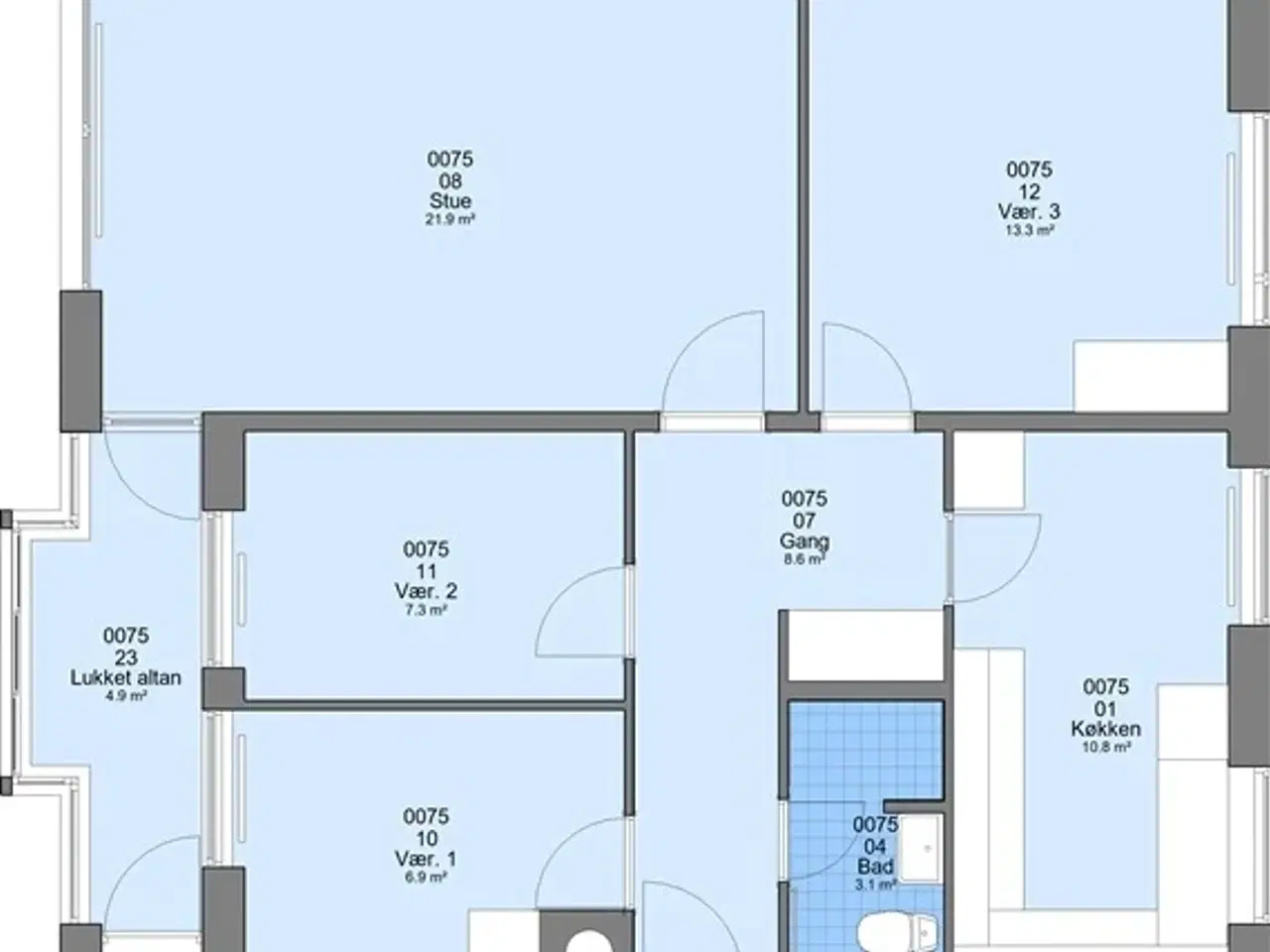 Billede 1 - 91 m2 lejlighed på Vestervangsvej, Viborg
