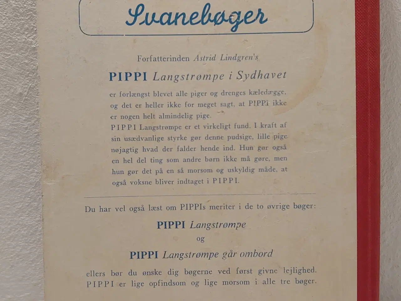 Billede 2 - Astrid Lindgren:Pippi Langstrømpe i Sydhavet.