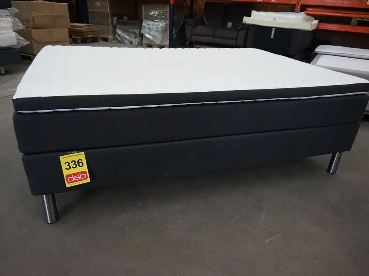 Billede 3 - Huma Prestige kontinentalseng 140x200 cm med 7 cm høj latexskum topmadras