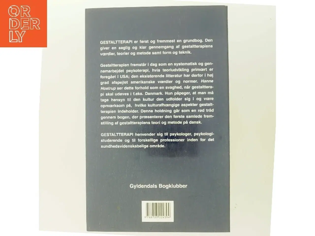 Billede 3 - Gestaltterapi : indføring i gestaltterapiens grundbegreber af Hanne Hostrup (Bog)