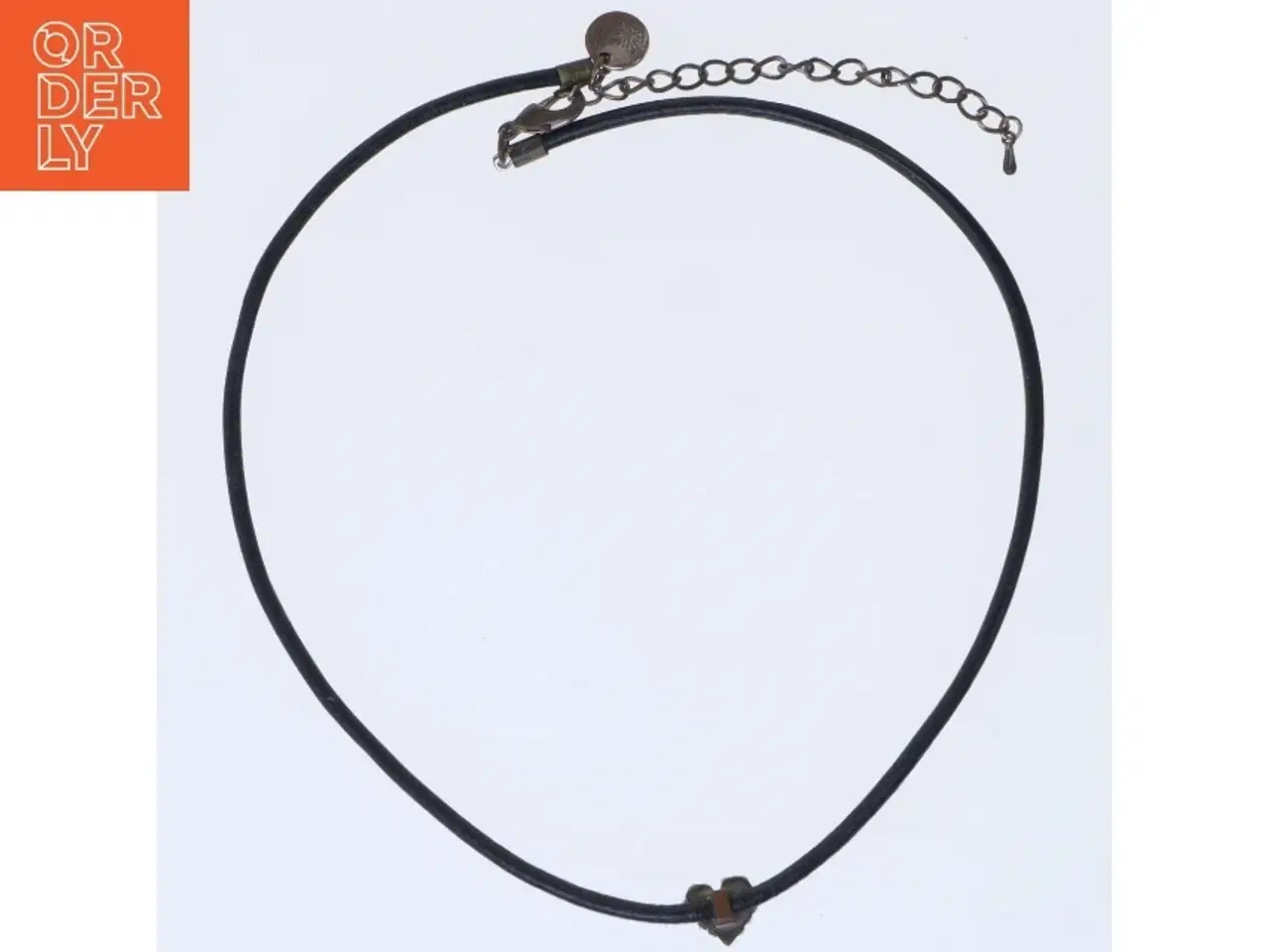 Billede 2 - Halskæde med hjerte vedhæng (str. 50 cm)