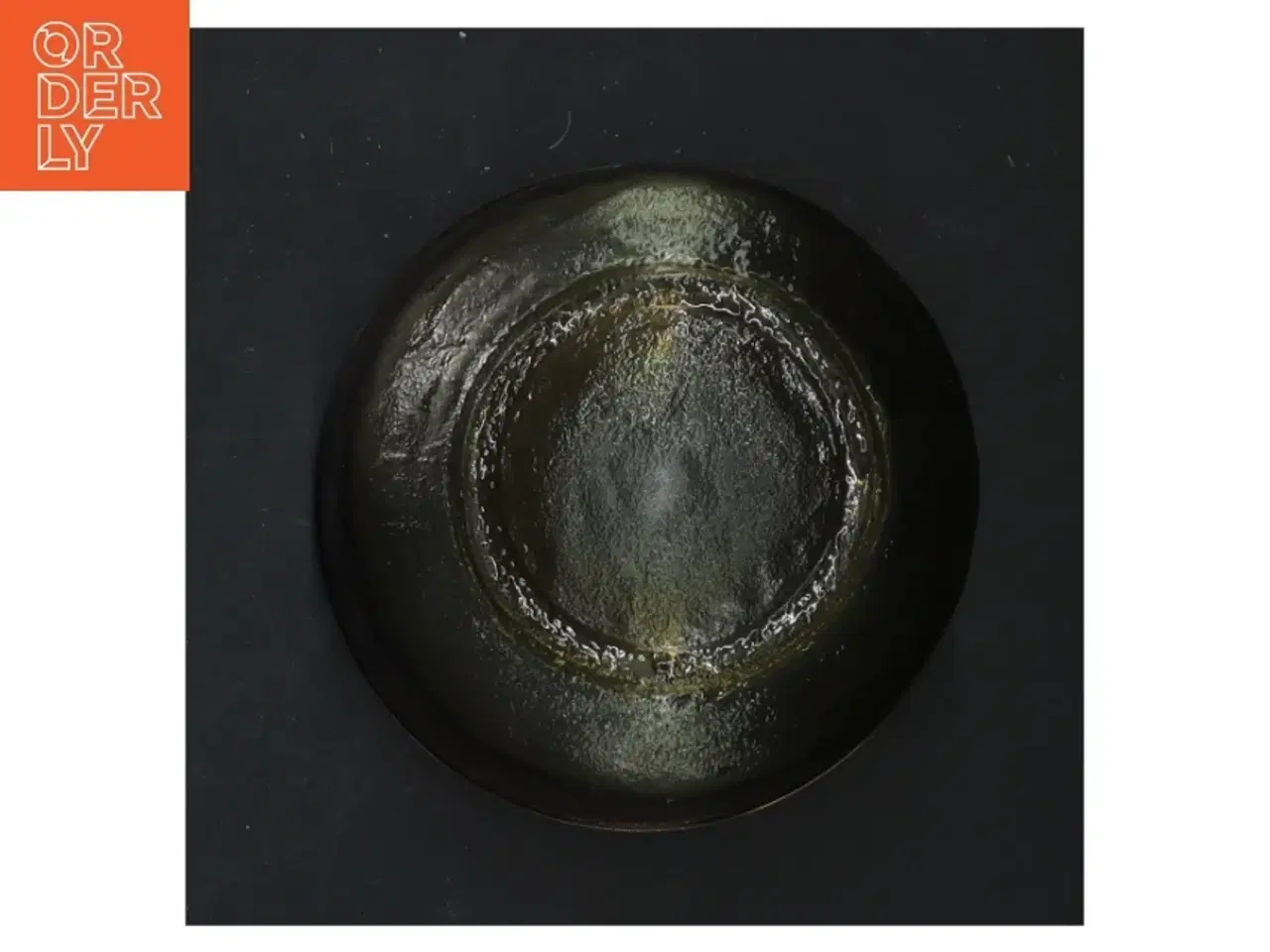 Billede 3 - Ravfarvet glaskål (str. Ø 11x6 cm)