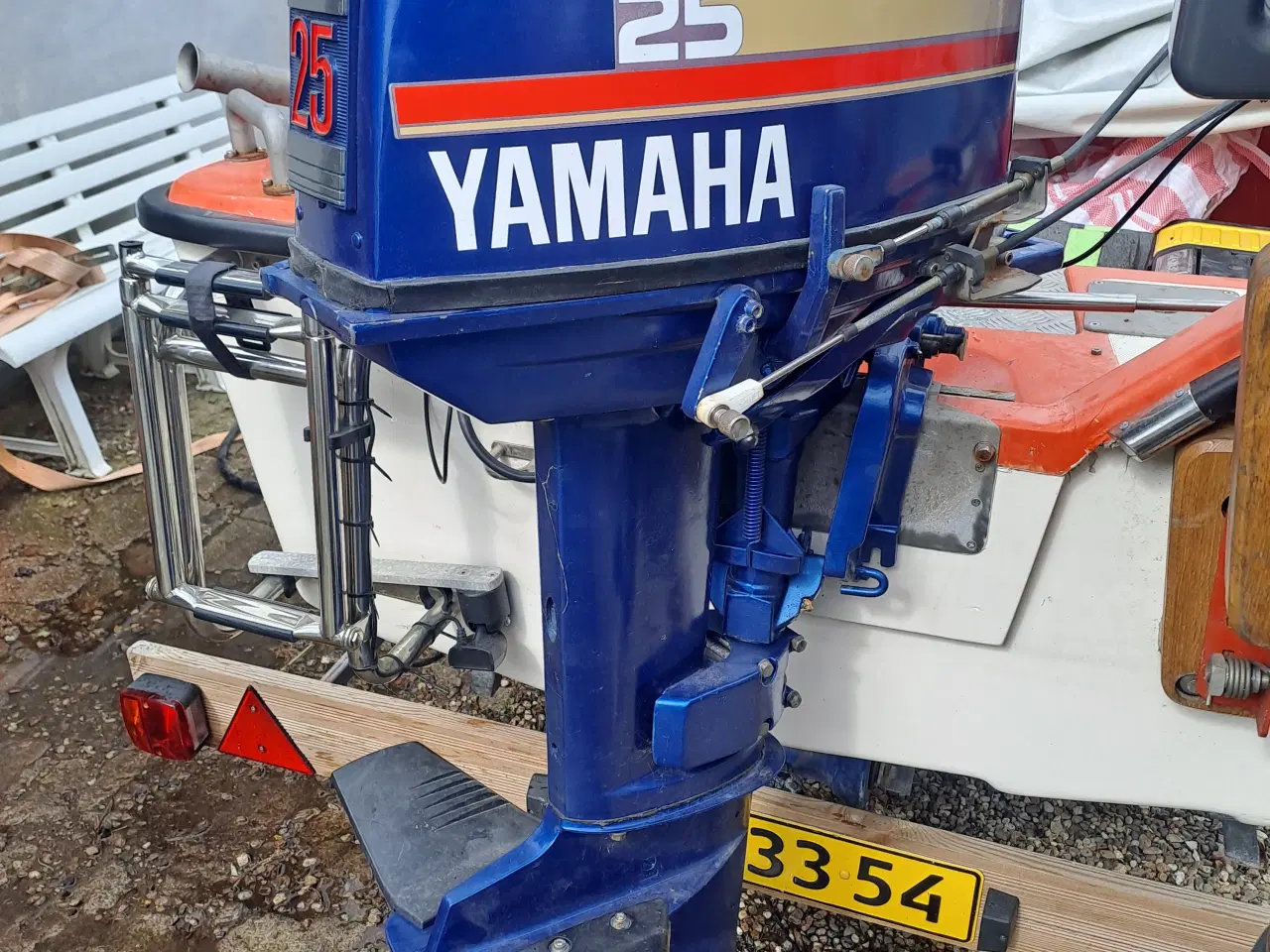 Billede 1 - Påhængsmotor yamaha 25hp men elstart