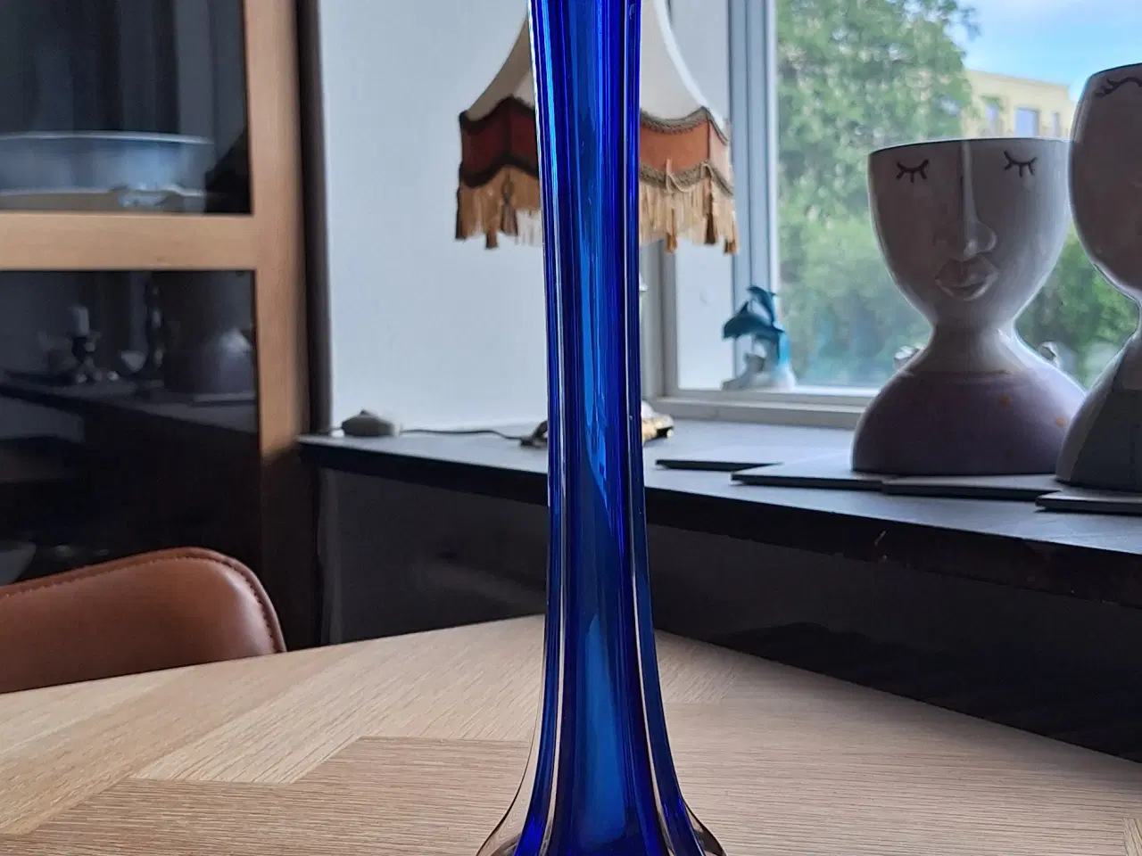 Billede 6 - Blå Murano vase