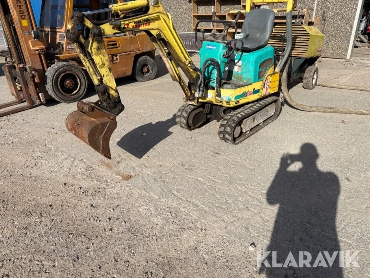 Billede 2 - Gravemaskine med løs hydraulik station Yanmar SV08-1