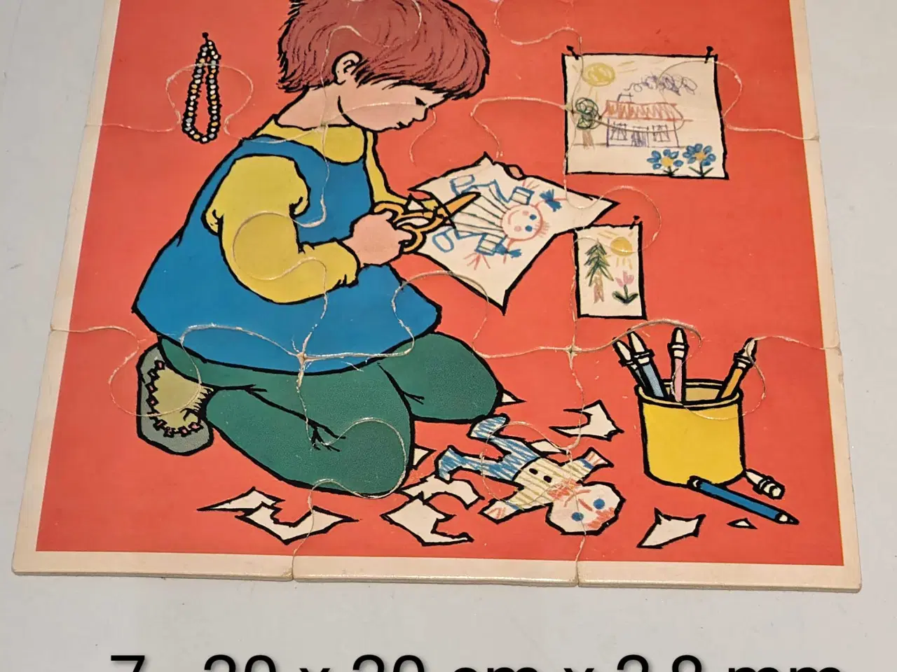 Billede 7 - Puslespil i træ og pap