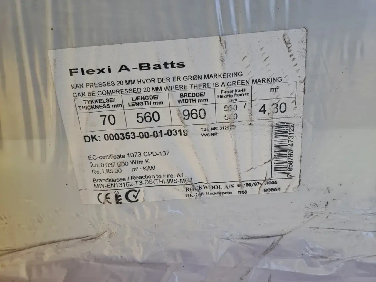 Billede 1 - Isolering Flex A Batts