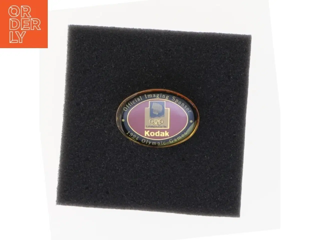 Billede 4 - Lillehammer 1994 Olympiske Lege Kodak Sponsor Pin (str. 3 x 2,5 cm)