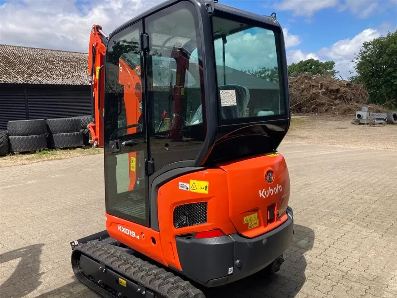 Billede 6 - Kubota KX019-4 kan udstyres med hurtigskift / udstyr efter ønske