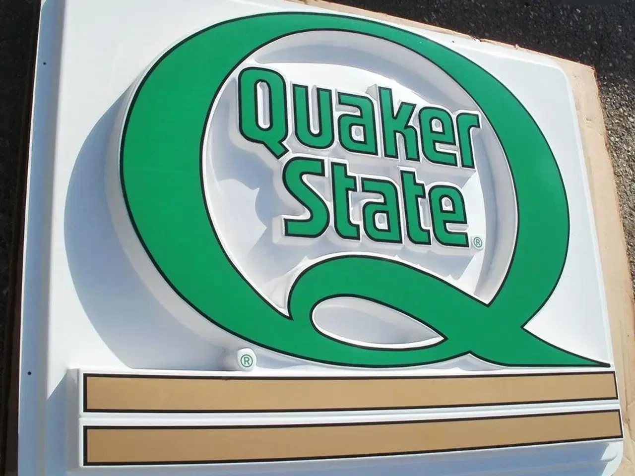 Billede 2 - Stor flot Quaker State skilt.