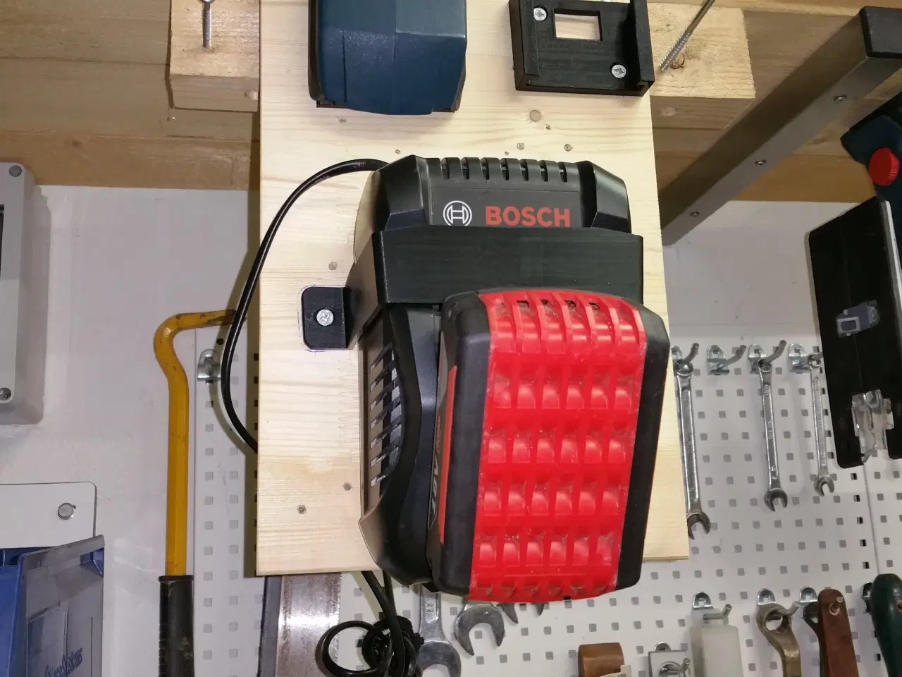 Billede 6 - Tilbehør til elværktøj,Blå Bosch 18v - Div. Beslag