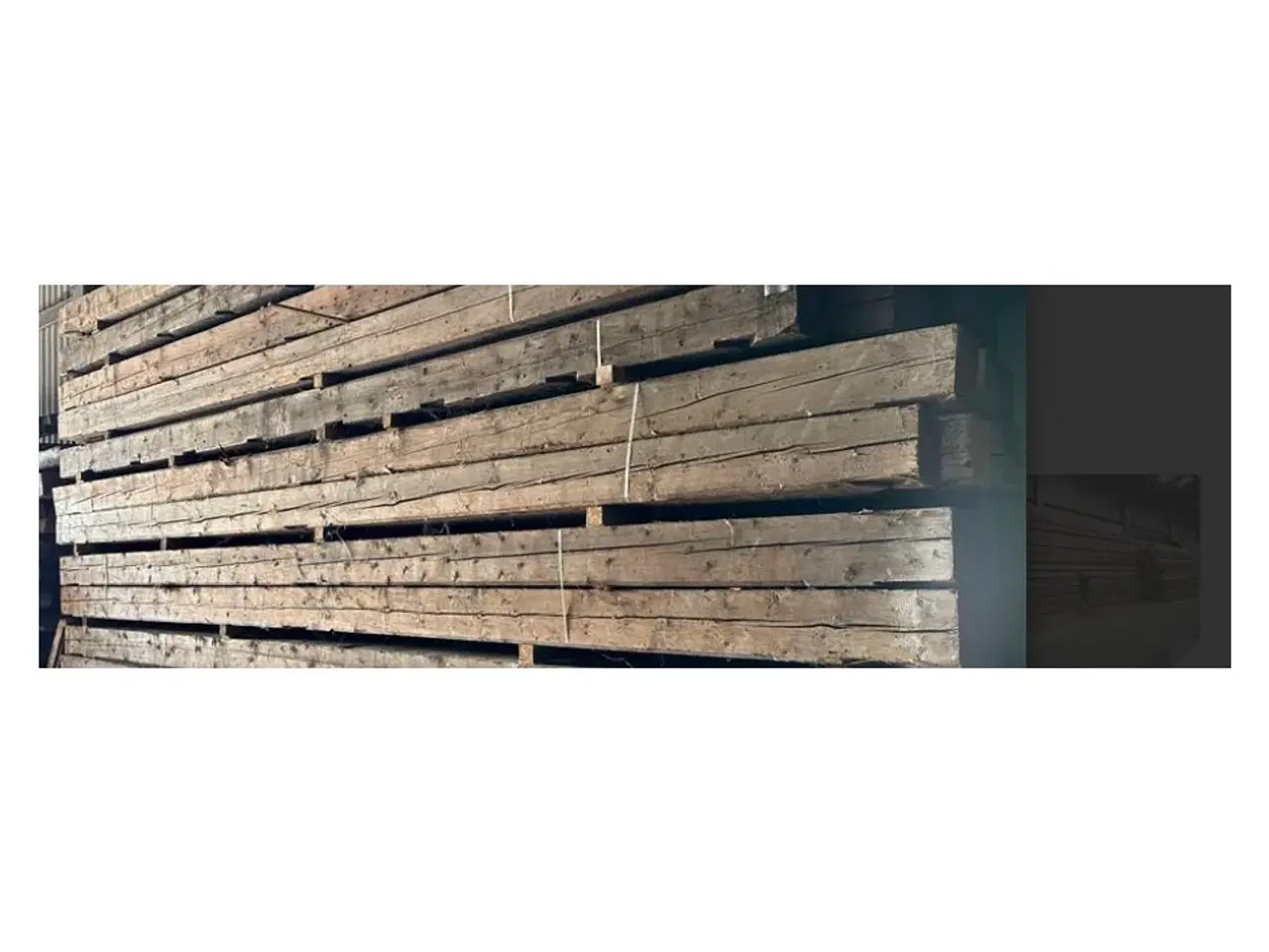 Billede 1 - Søger gamle bærende bjælker, Længde 10M