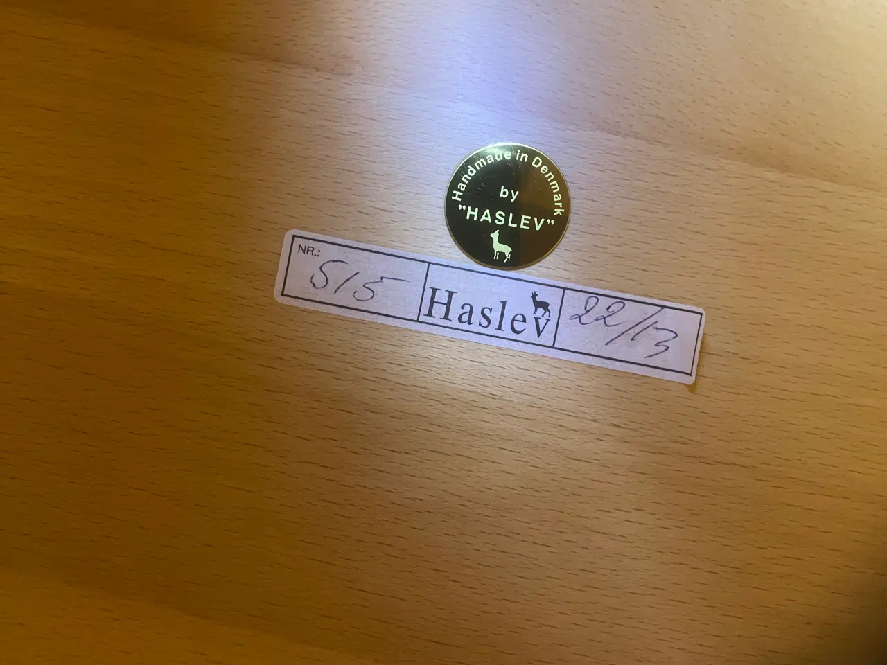 Billede 3 - Mindre spisebord med skuffe fra Haslev Møbelfabrik