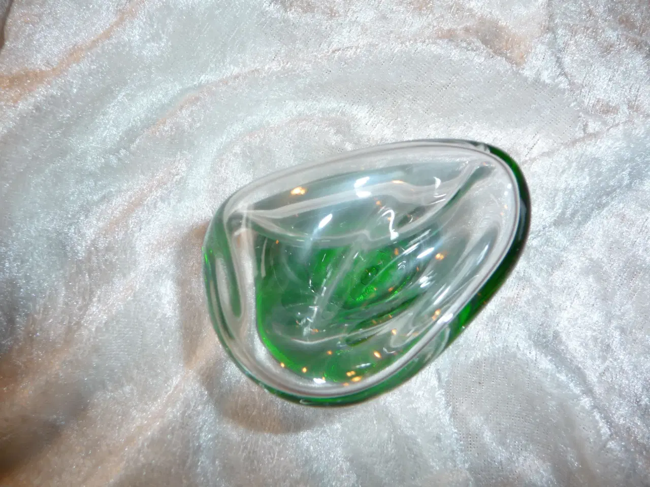 Billede 5 - glas kunst med grøn fod