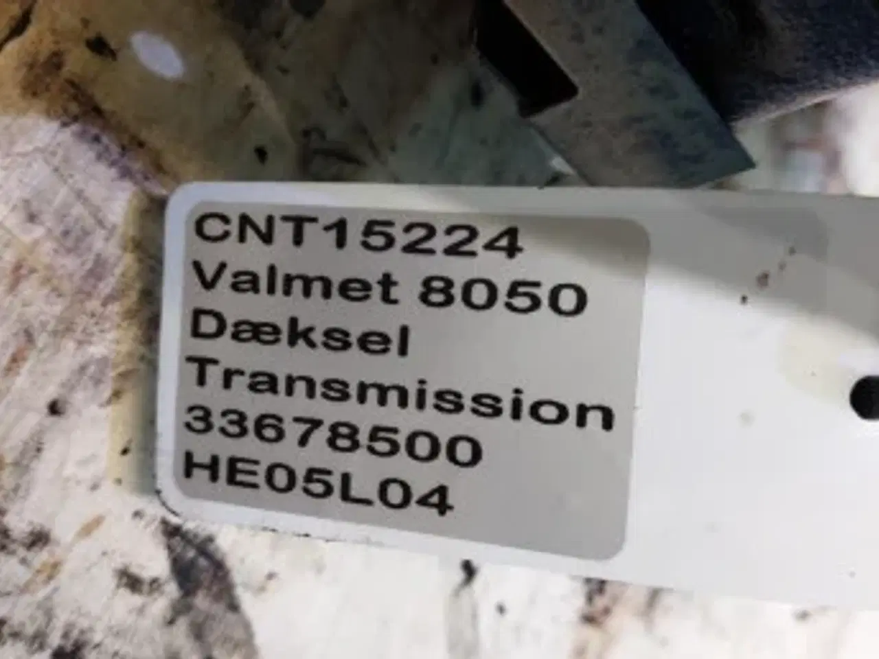 Billede 20 - Valmet 8050 Dæksel Transmission 33678500