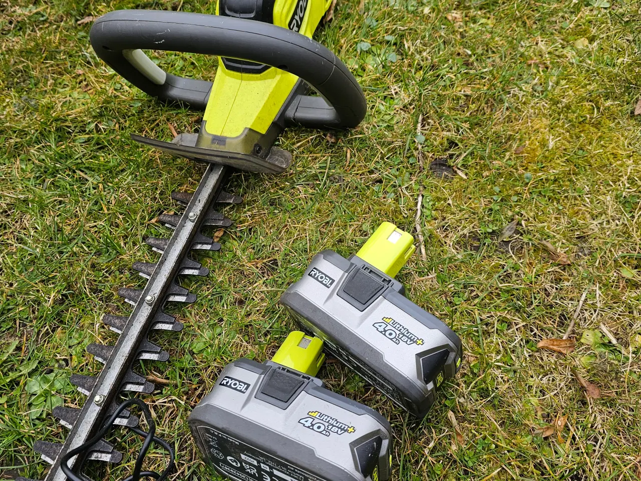 Billede 4 - Plæneklipper ryobi one plus og hækkeklipper