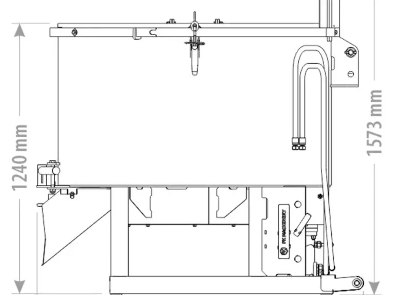 Billede 3 - Fk Maschinery Betonblander Hydraulisk drevet UBCH600