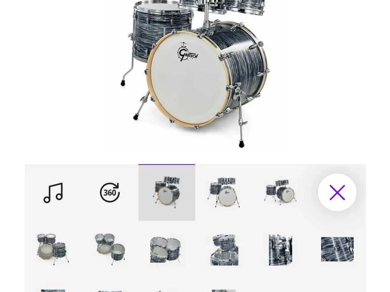 Billede 2 - Gretsch Renown Maple SOP trommesæt