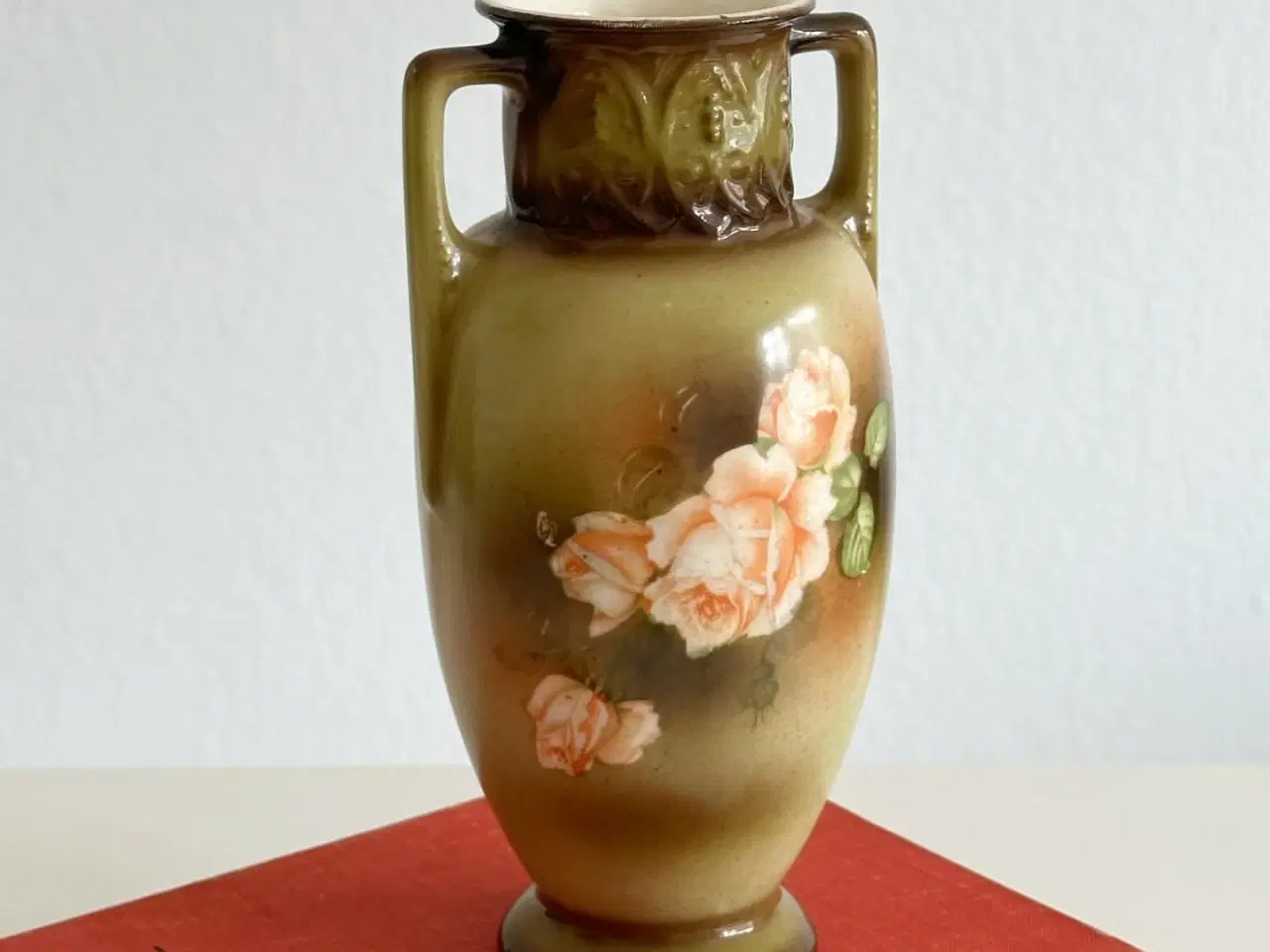 Billede 2 - Antik art nouveau vase m dekoration, NB