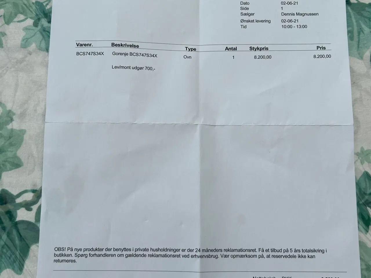 Billede 7 - Gorenje indbyningsovn 