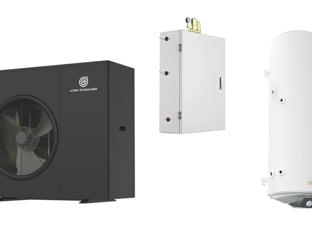 Billede 1 - luft/vand varmepumpe 8.4 kW inkl. Hydrobox & varmvandsbeholder