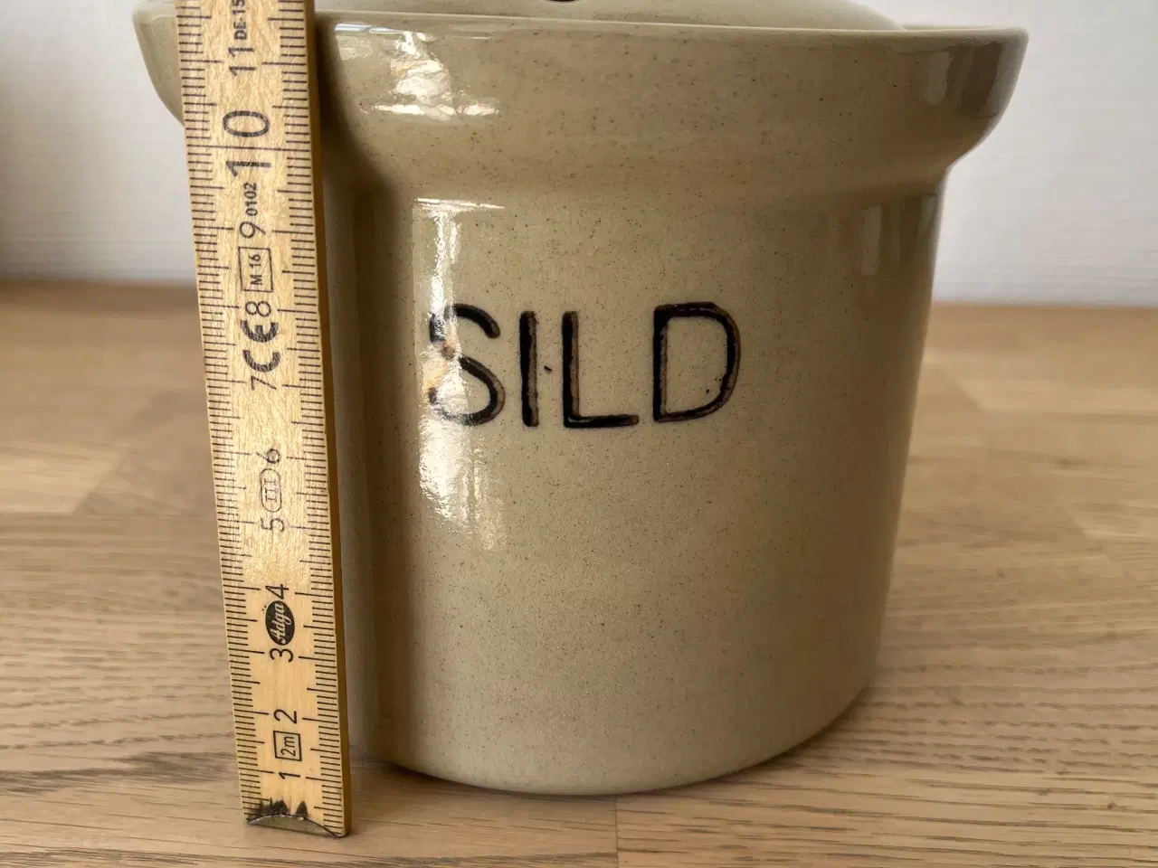 Billede 4 - Denby Stoneware krukke med låg til SILD