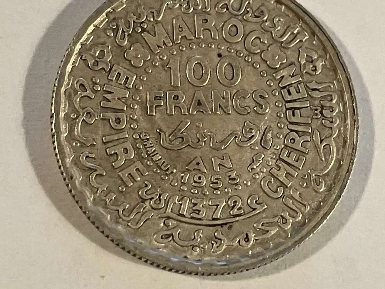 Billede 1 - 100 Francs Marocco 1953