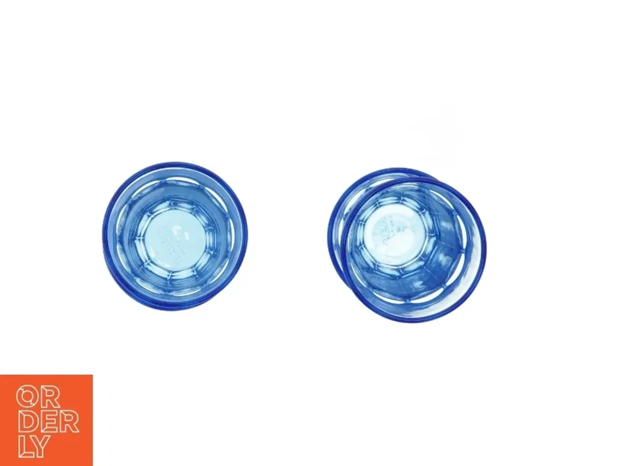 Billede 2 - 4 styk blå drikkeglas fra IKEA (str. 4 styk ø. 8,5 cm, længde, 10 cm)