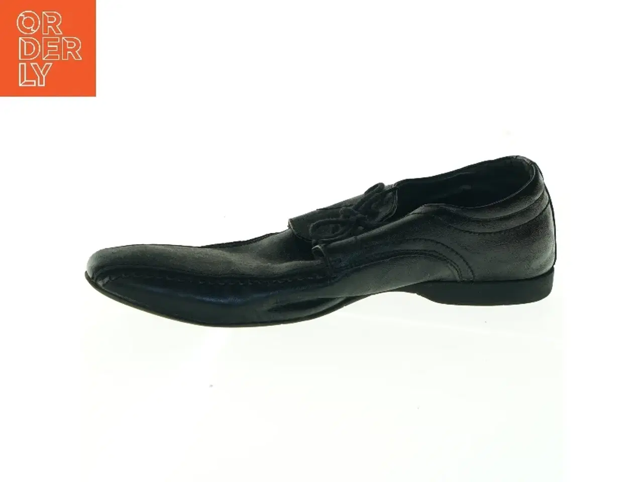 Billede 1 - Sorte lædersko til mænd fra Sams (str. 44)