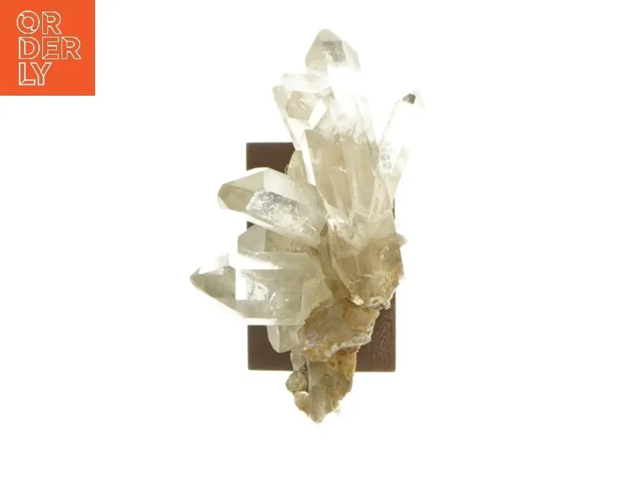 Billede 4 - Bjerg Krystal på træbase (str. ca. 10 cm)